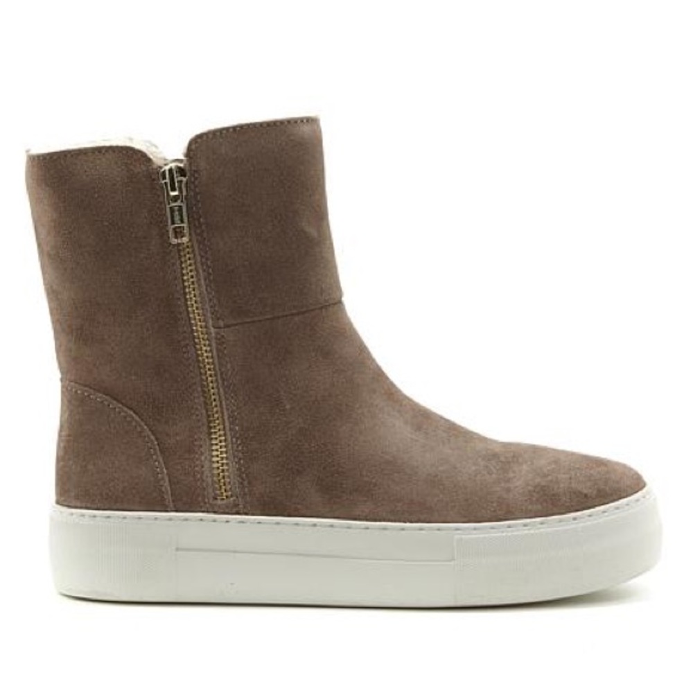J/Slides NYC Alli Suede Zip-Up Sneaker Boot